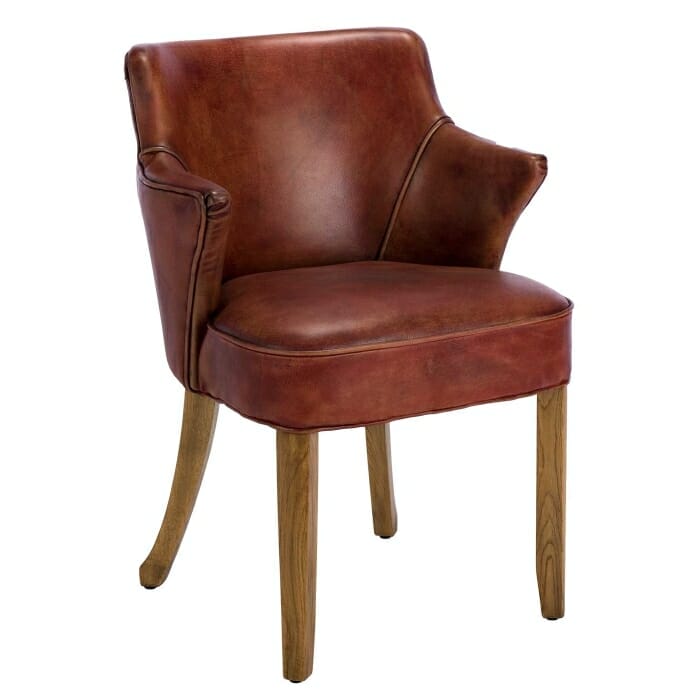 LANNISTER D.CHAIR-VAG.RED&W.OAK