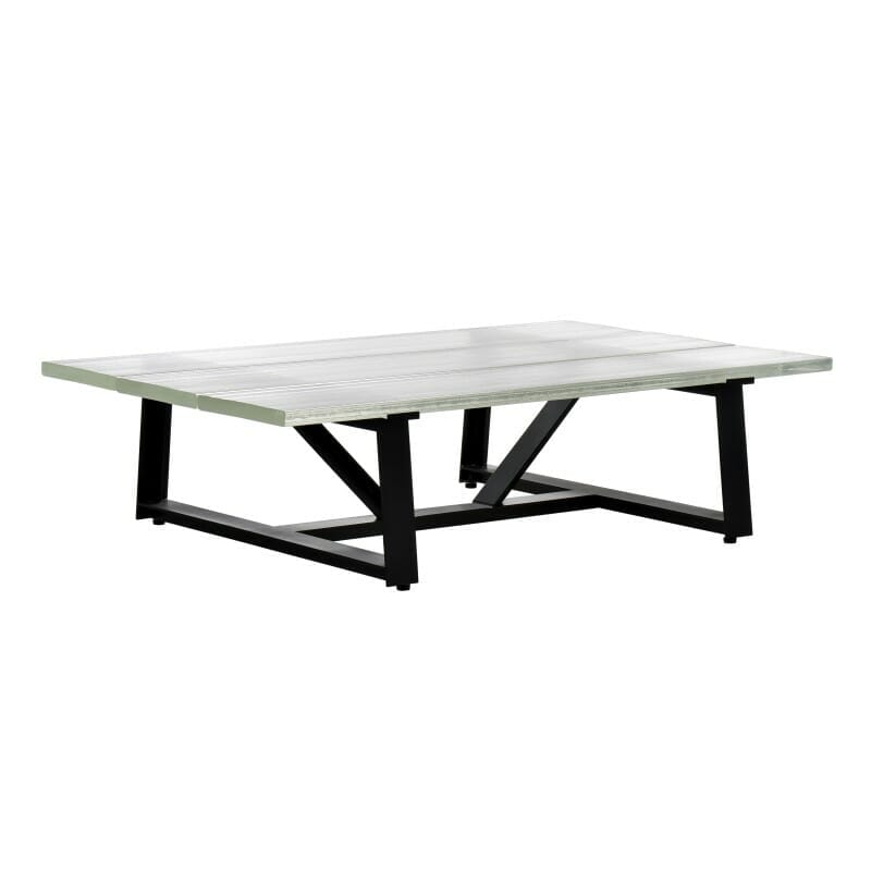 ICEBERG COFF TBL 148X99CM-GLASS BEAM&M.BLK