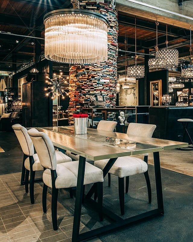 Iceberg Dining Table, an exciting setting for parties and occasions