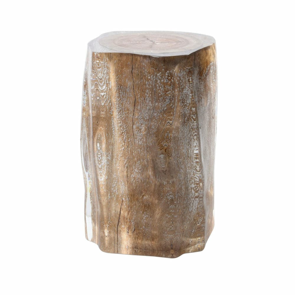 FLOEM SIDE TBL-DRIFTWOOD&ACRYLIC