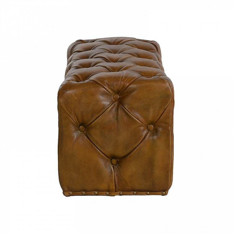 LORD DIGSBY RECT SM FOOTSTOOL-VAG.MUSTARD - Indeca Living